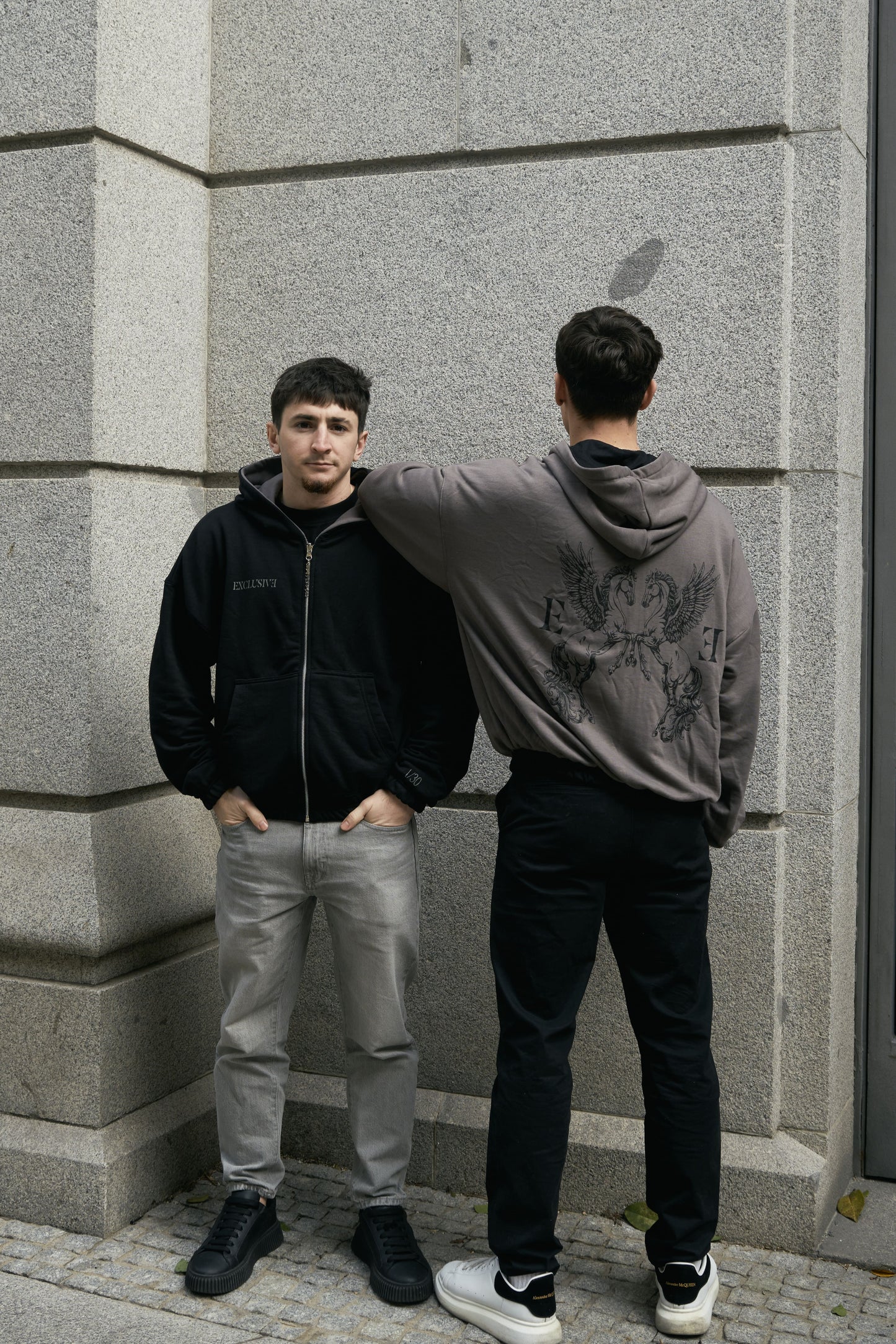 Dual Pegasus Zip Hoodie