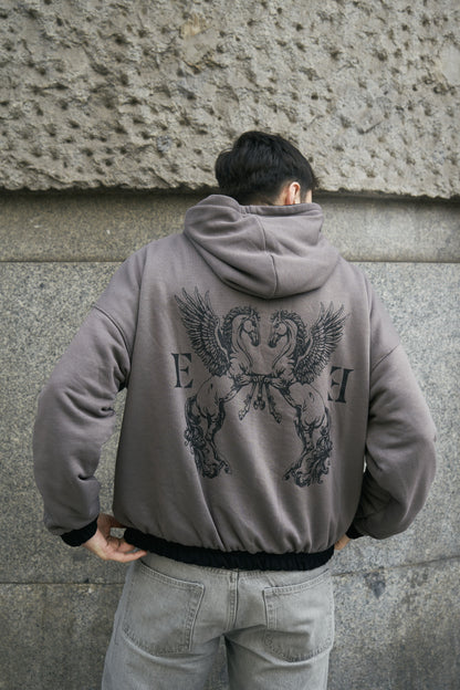 Dual Pegasus Zip Hoodie